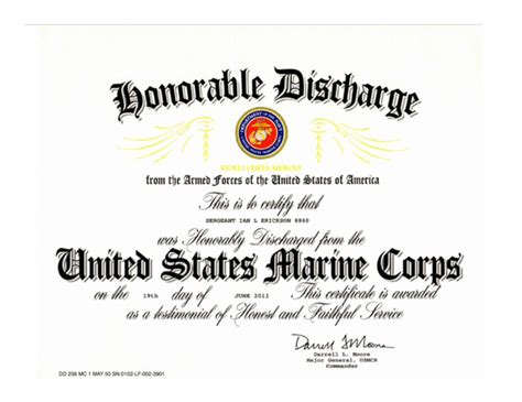 Pdf Usmc Honorable Discharge Dokumen Tips