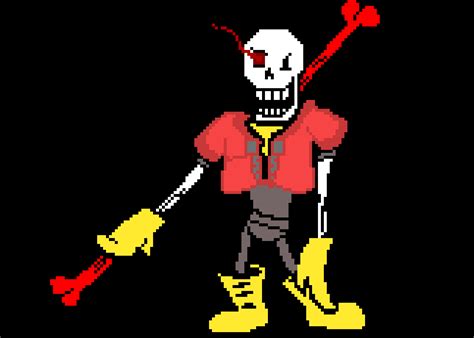 Hardtale Disbelief Papyrus Phase 1 Pixel Art Maker