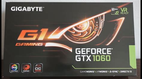 Gigabyte Gtx 1060 G1 Gaming Review Unboxing And Install Youtube