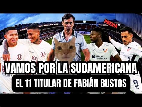 ESTE EL 11 DE FABIAN BUSTOS ANTE LDU CONSUELO POR LA SUDAMERICANA