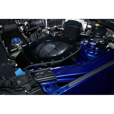 PMAS N PD13 1 Mustang Cold Air Intake System Velocity With Roush Style