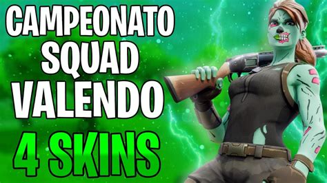 FORTNITE SALA PERSONALIZADA CAMP SQUAD VALENDO 4 SKINS 3200 V BUCKS