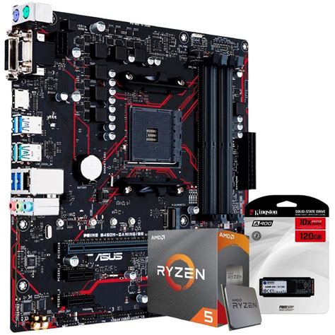 Kit Upgrade Skill Placa M E Asus B M Gaming Br Amd Am Amd Ryzen