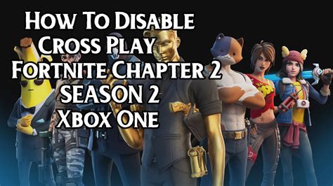 How To Disable Cross Play Fortnite Chapter 2 Season 2 Xbox One Youtube