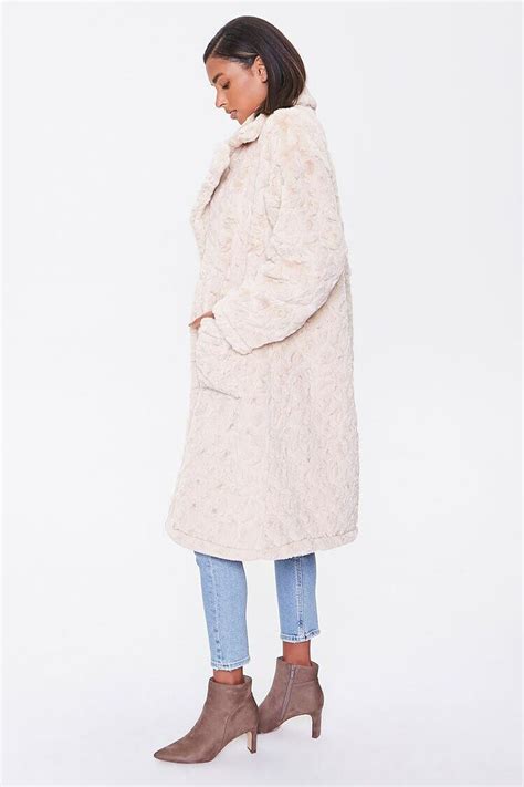 Faux Fur Longline Coat