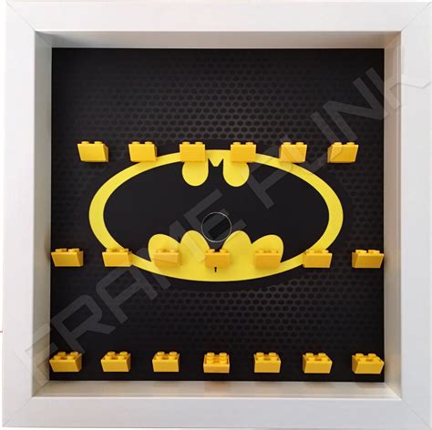 Classic LEGO Batman Movie Display Frame (White) - Frame Punk