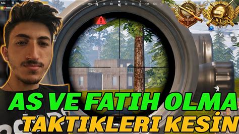 As Ve Fatihe Rank Nasil Kasilir En Kolay Taktikler Pubg Mob Le Youtube