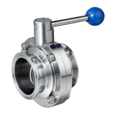 COVNA Stainless Steel Tri Clover Sanitary Butterfly Valve