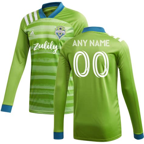 Men's Seattle Sounders FC adidas Green 2020 Forever Green Custom ...