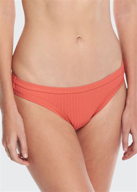 Seafolly Inka Ribbed Hipster Swim Bikini Bottom Bergdorf Goodman