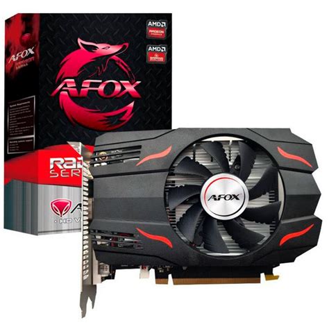 Placa De Video Rx 550 4gb Ddr5 128 Bits Afrx550 4096d5h3 Afox Blue Distribuidora