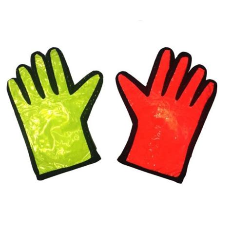 Traffic Reflective Gloves Reversible Traffic Gloves Waterproof Traffic Control Directoral ...