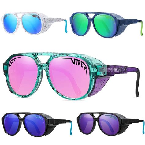 Pit Viper Retro Sunglasses Men Women Vintage Sun Glasses Uv400 Cycling