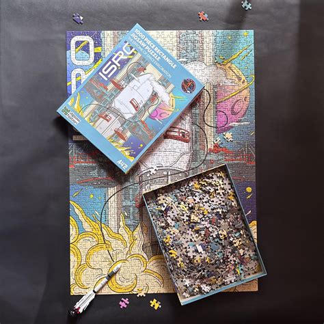 Buy The Epitome Of Space Exploration Isro By A47 1000 Piece Jigsaw