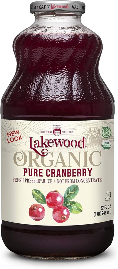 Lakewood Organic Pure Cranberry Juice 946ml Amazon Au Pantry