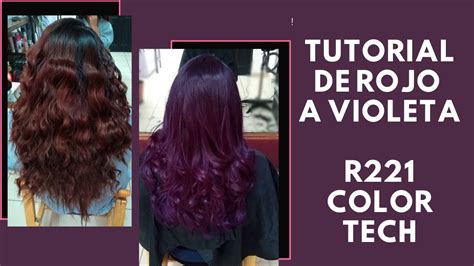 Como Te Ir Cabello De Color Violeta O Morado Tutorial Tono R