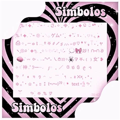 Aperte Em Visitar E Abra O Link Que Está Na Descrição Para Conseguir Os Símbolos Simbolos De