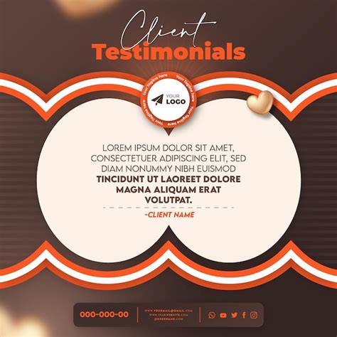 Premium Vector Client Testimonials Instagram Creative And Social