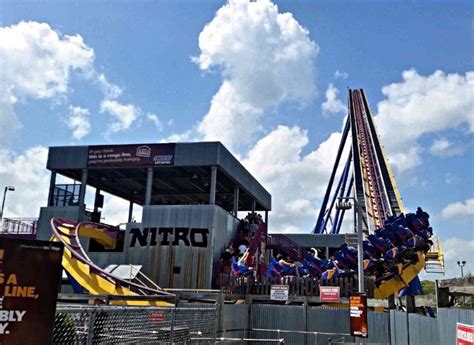 Nitro Roller Coaster At Six Flags Great Adventure Parkz Theme Parks