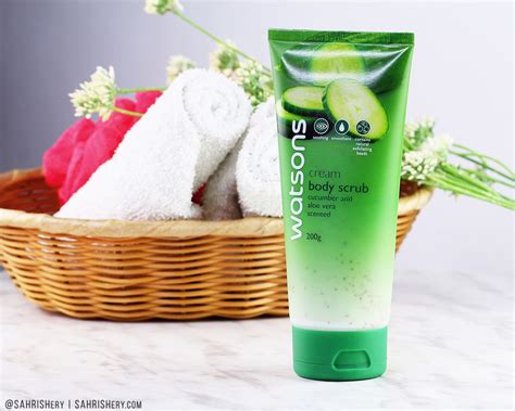 Watsons Gel Body Scrub Cucumber Body Scrub Scrubs Body Cream