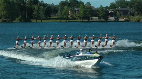 Silver Lake Florida Cypress Gardens Ski Show 20april 2019 Youtube