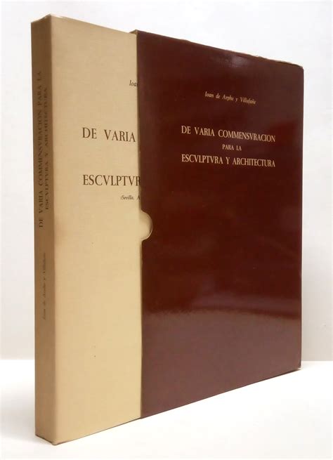 De Varia Commensuraci N Para La Esculptura Y Architectura Reproducci N