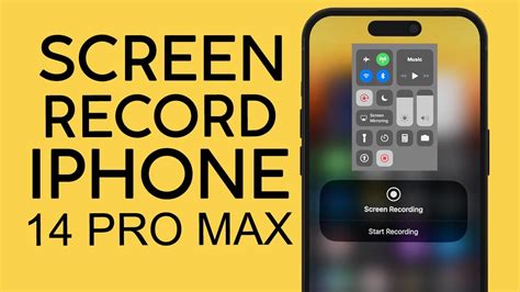 How To Screen Record On Iphone 14 Pro Max 2022 YouTube