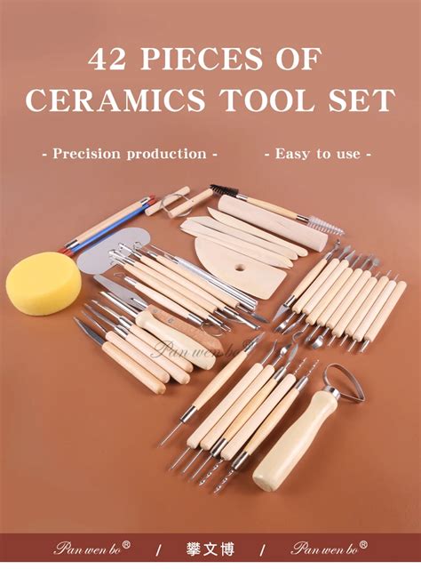 Customized Art Clay Tool Kit Pcs Pottery Tools Clay Sculpting Kit