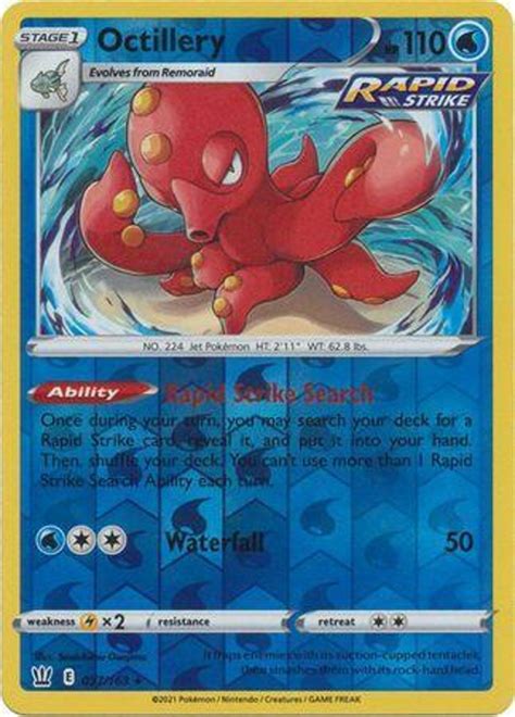 Octillery 037163 Reverse Holo Battle Styles Pokemongigantnl