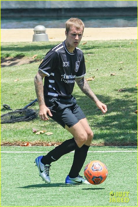 Justin Bieber Kicks Off His Weekend With Soccer Saturday New Photos