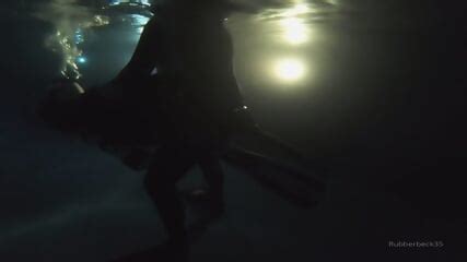 Scuba Sex In Pool At Night