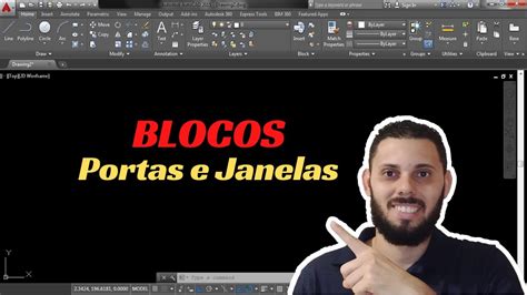 Como Fazer Blocos De Portas E Janelas No Autocad Youtube