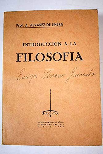 Introducción a la Filosofía Alvarez de Linera y Grund Antonio