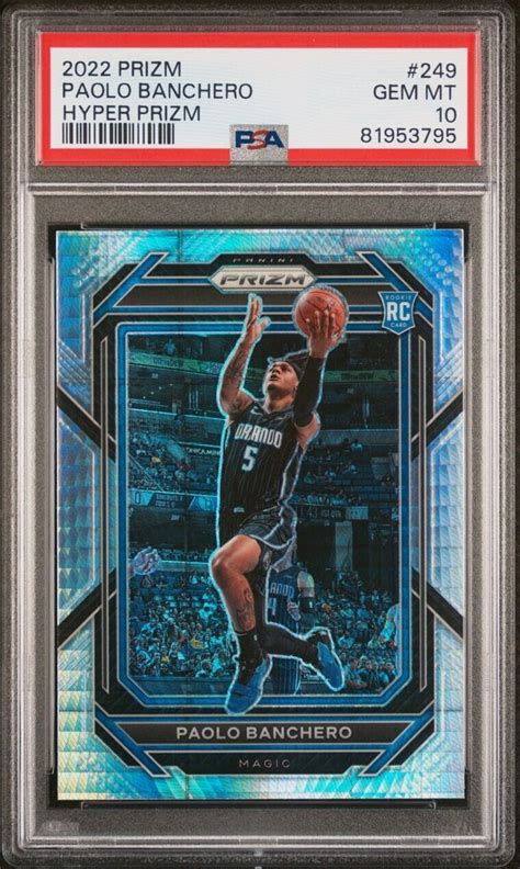 Paolo Banchero 2022 Prizm 249 Hyper Price Guide Sports Card Investor