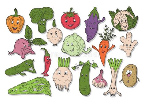 Vegetables With Faces