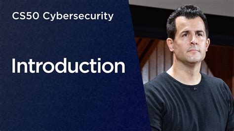 CS50 Cybersecurity - Introduction - YouTube