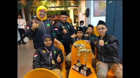 Berhasil Tim Robotik Mtsn Jakarta Raih Medali Ajang Internasional