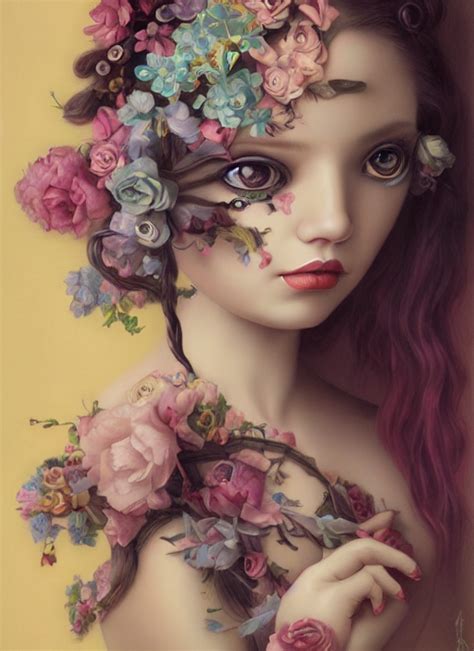 Krea Ai Pop Surrealism Lowbrow Art Realistic Seductive C