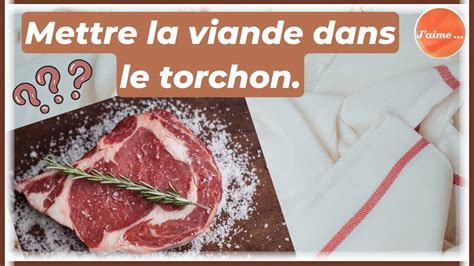 Mettre la viande dans le torchon Définition MICRO TROTTOIR YouTube