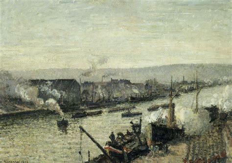 Camille Pissarro The Seine At Rouen Saint Sever