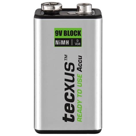 Stock Bureau Tecxus Pile Rechargeable Ready To Use Accu V Block