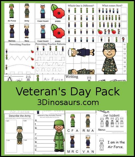 Veterans Day Activity Pack for Kids – Lesson Plans