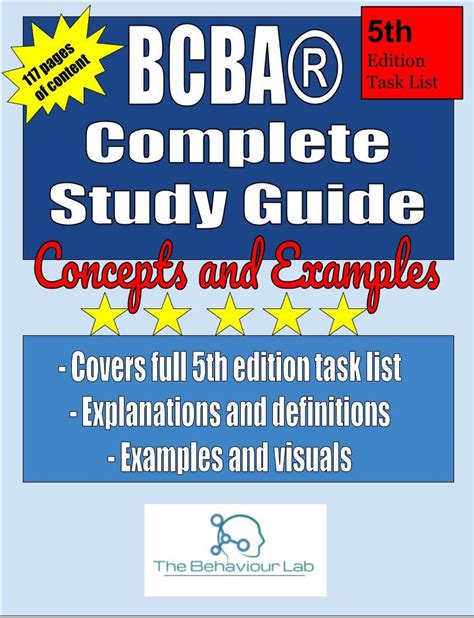 BCBA Exam Complete Study Guide 5th Edition Task List BCBA Study