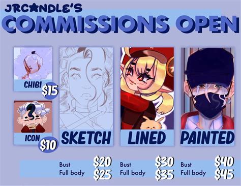 Selling Art Commissions For A Very Fair Price Including Chibi Style