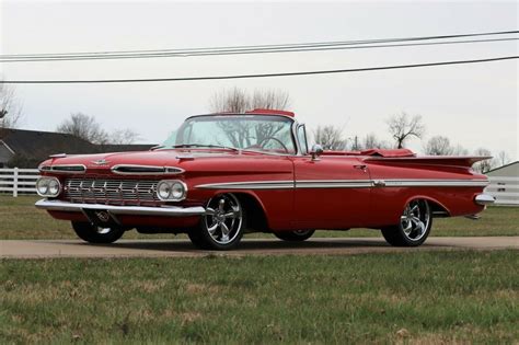 ROMAN RED 1959 Chevrolet Impala Convertible 348ci Tri Power Classic