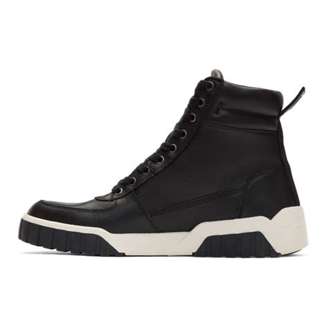 Diesel Black S Rua Mid Sneakers Diesel