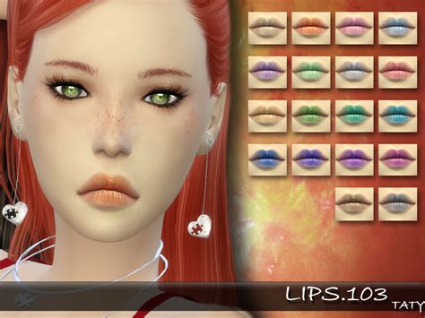 Ts Taty Lips Simsworkshop