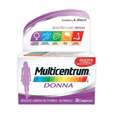 Multicentrum Donna Integratore Multivitaminico Compresse Farmacie