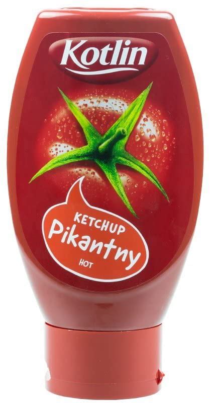 KOTLIN Ketchup Pikantny 450g Spicy Ketchup Piknik Express Polski