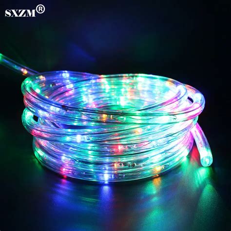 Sxzm Ac V Flexible Led Strip Light Waterproof Multicolor Rainbow Tube